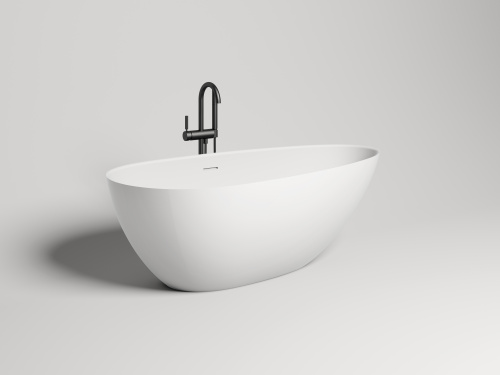 Ванна из искусственного камня Salini PAOLA 101612SMF 172х82 отдельностоящая асимметричная - фото 2